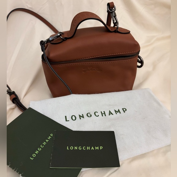 Longcham Le Pliage Xtra XS Vanity - Brown leather - Picture 11 of 11